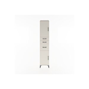 Hyperion Dolap 3 Raflı 3 Çekmeceli 2 Kapaklı 44x44x221 Aytaşı-aytaşı