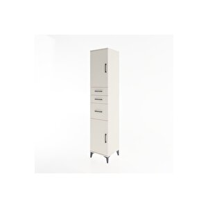 Hyperion Dolap 3 Raflı 3 Çekmeceli 2 Kapaklı 44x44x221 Aytaşı-aytaşı