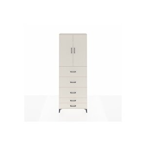 Arges Dolap 3 Raflı 5 Çekmeceli 2 Kapaklı 88x30x243 Aytaşı-aytaşı