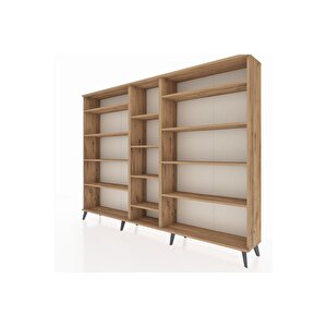 Arges Dolap 11 Raflı  220x30x163 Çam-çam