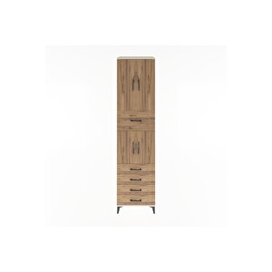 Hyperion Dolap 3 Raflı 5 Çekmeceli 4 Kapaklı 60x44x243 Aytaşı-çam