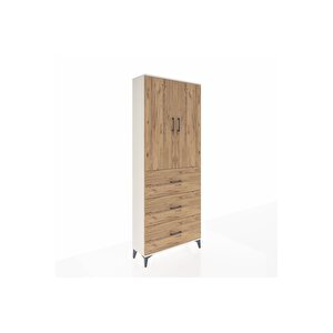 Arges Dolap 2 Raflı 3 Çekmeceli 2 Kapaklı 88x30x221 Aytaşı-çam