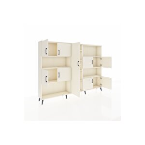 Arges Dolap 10 Raflı 9 Kapaklı 220x30x163 Aytaşı-aytaşı