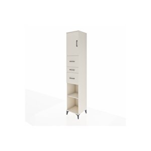 Hyperion Dolap 3 Raflı 3 Çekmeceli Tek Kapaklı 44x44x243 Aytaşı-aytaşı