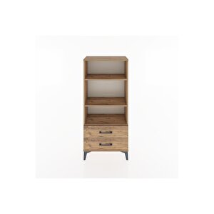 Hyperion Dolap 3 Raflı 2 Çekmeceli 60x44x134 Çam-çam