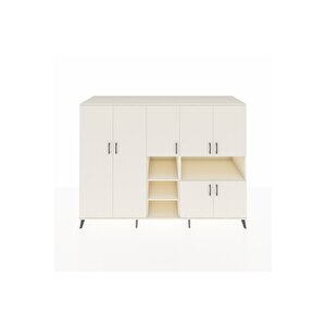 Kronos Dolap 13 Raflı 7 Kapaklı 220x59x163 Aytaşı-aytaşı