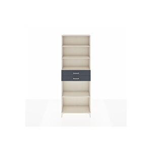 Arges Dolap 4 Raflı 2 Çekmeceli 88x30x243 Aytaşı-antrasit