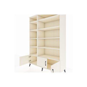 Hyperion Gardrop 10 Raflı 3 Kapaklı 132x44x195 Aytaşı-aytaşı