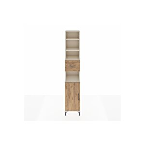 Hyperion Dolap 5 Raflı Tek Çekmeceli Tek Kapaklı 44x44x243 Aytaşı-çam