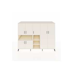 Kronos Dolap 13 Raflı 7 Kapaklı 220x59x163 Aytaşı-aytaşı