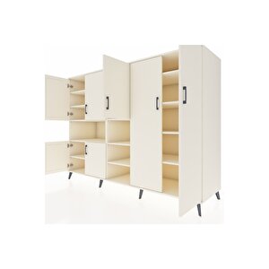 Kronos Dolap 13 Raflı 7 Kapaklı 220x59x163 Aytaşı-aytaşı