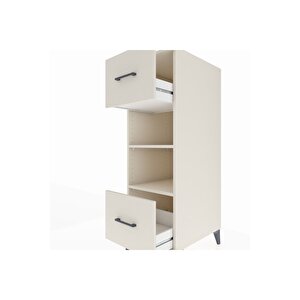 Kronos Dolap 2 Raflı 2 Çekmeceli 44x59x134 Aytaşı-aytaşı