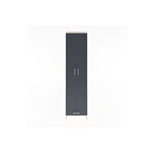 Hyperion Dolap 6 Raflı Tek Çekmeceli 2 Kapaklı 60x44x243 Aytaşı-antrasit