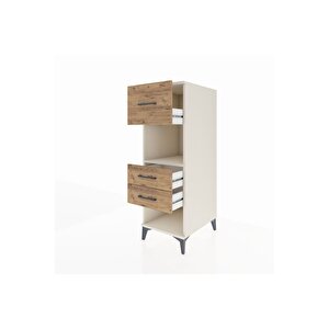Kronos Dolap Tek Raflı 3 Çekmeceli 44x59x134 Aytaşı-çam