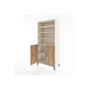 Hyperion Dolap 5 Raflı 2 Kapaklı 88x44x195 Aytaşı-çam