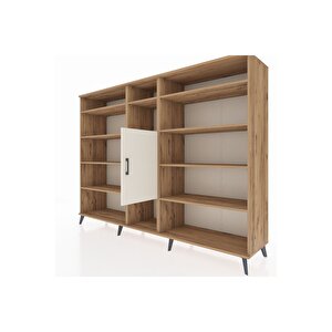 Hyperion Dolap 12 Raflı Tek Kapaklı  220x44x163 Çam-aytaşı/çam