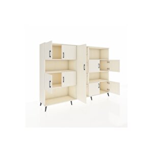 Hyperion Dolap 10 Raflı 9 Kapaklı 220x44x163 Aytaşı-aytaşı