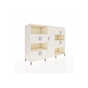 Kronos Dolap 10 Raflı 9 Kapaklı 220x59x163 Aytaşı-aytaşı