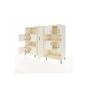 Kronos Dolap 10 Raflı 9 Kapaklı 220x59x163 Aytaşı-aytaşı