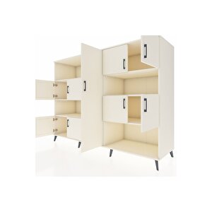 Kronos Dolap 10 Raflı 9 Kapaklı 220x59x163 Aytaşı-aytaşı