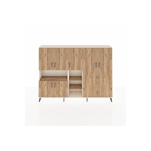 Arges Dolap 13 Raflı 7 Kapaklı 220x30x163 Aytaşı-çam