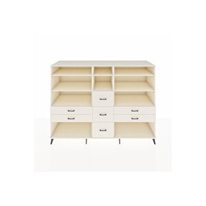 Kronos Dolap 8 Raflı 7 Çekmeceli  220x59x163 Aytaşı-aytaşı