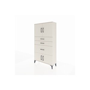 Arges Dolap 2 Raflı 3 Çekmeceli 4 Kapaklı 88x30x163 Aytaşı-aytaşı