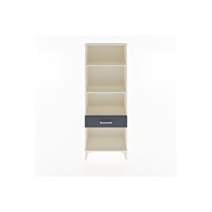 Arges Dolap 3 Raflı Tek Çekmeceli 60x30x163 Aytaşı-antrasit