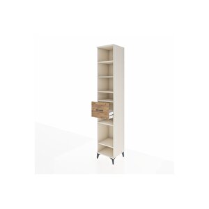 Hyperion Dolap 6 Raflı Tek Çekmeceli 44x44x243 Aytaşı-çam