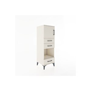 Hyperion Dolap 2 Raflı 3 Çekmeceli Tek Kapaklı 44x44x134 Aytaşı-aytaşı