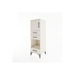 Hyperion Dolap 2 Raflı 3 Çekmeceli Tek Kapaklı 44x44x134 Aytaşı-aytaşı