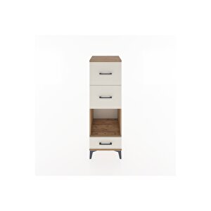 Hyperion Dolap Tek Raflı 3 Çekmeceli 44x44x134 Çam-aytaşı