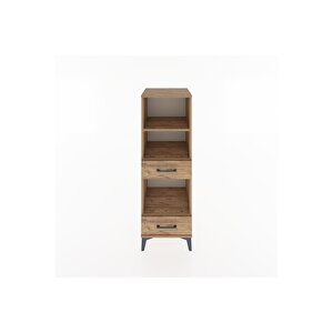 Hyperion Dolap 3 Raflı 2 Çekmeceli 44x44x134 Çam-çam