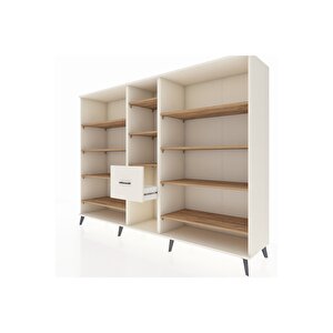 Hyperion Dolap 11 Raflı 3 Çekmeceli  220x44x163 Aytaşı-çam/aytaşı