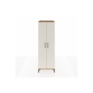 Kronos Dolap 4 Raflı 2 Kapaklı 60x59x182 Çam-aytaşı