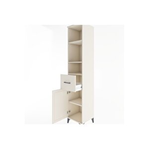 Hyperion Dolap 4 Raflı Tek Çekmeceli Tek Kapaklı 44x44x221 Aytaşı-aytaşı