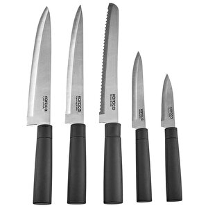 Burby Gri 14 Parça Standlı Servis Ve Bıçak Seti