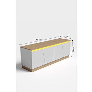 Bohem 150 Cm Tv Üni̇tesi̇ Ledli̇ Mdf Kapak
