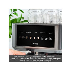 Mycaffe Barista S10 Entegre Süt Hazneli Otomatik Espresso Latte Ve Cappuccino Mak. Galaxygrey