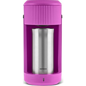 Mono Personal Filtre Kahve Makinesi Ve Inox Kişisel Termos Hediyeli Raspberry Pink