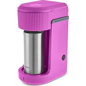 Mono Personal Filtre Kahve Makinesi Ve Inox Kişisel Termos Hediyeli Raspberry Pink