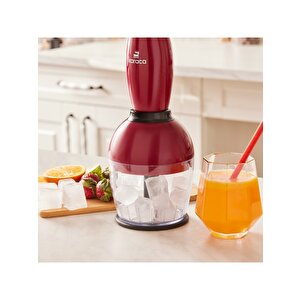 Profoodmix 3'lü Blender Set Kırmızı 1000w