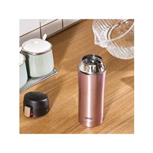 Pluton Çelik Sızdırmaz Termos 450 Ml Rose Gold