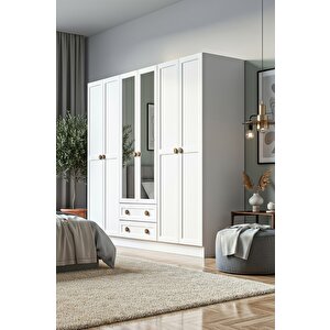 Bohem 6 Kapak 2 Çekmece Aynali Mdf Kapak