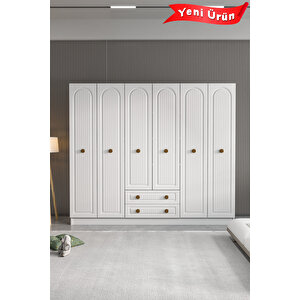 Bohem 6 Kapak 2 Çekmeceli̇ Gardirop