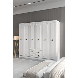 Bohem 6 Kapak 2 Çekmeceli̇ Gardirop