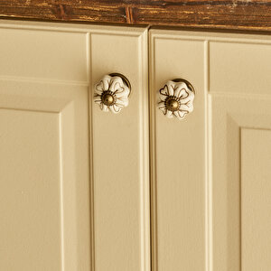 Rune Kulp 4'lü Beyaz (6,5x3x3 Cm)