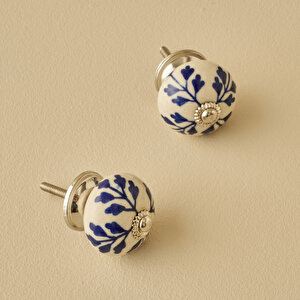 Edie Kulp 4'lü Mavi (6,5x4x4 Cm)