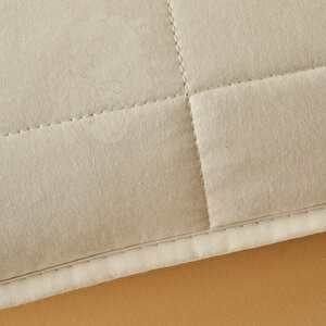 Deluxe Tek Kişilik Yün Yorgan Beyaz (155x215 Cm) Tek Kişilik-standart