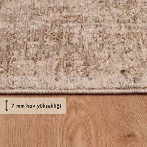 Zenvio Modern Halı Vizon (80x150 Cm) Vizon